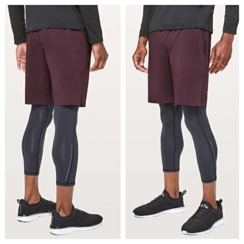 lululemon athletica Men’s Maroon Athletic Shorts